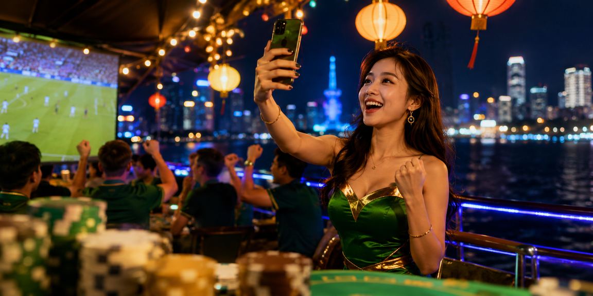 Người hâm mộ bóng đá tại chợ đêm Đà Nẵng theo dõi trận đấu và đặt cược trực tuyến
