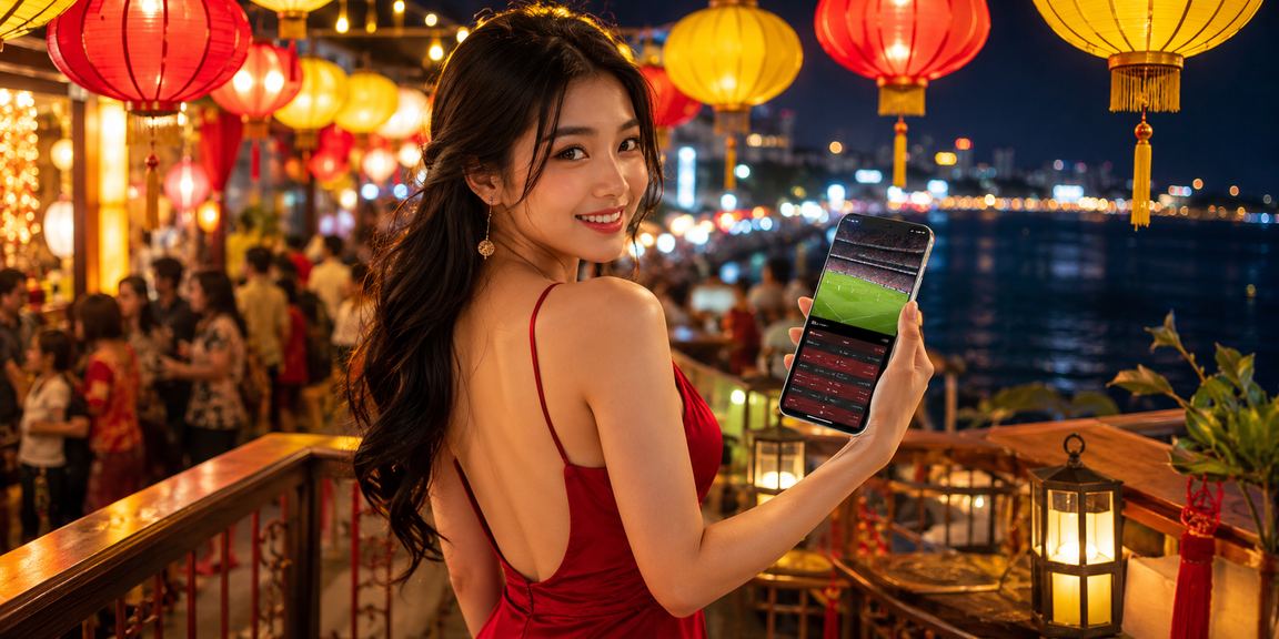 Người dùng đăng nhập và cá cược thể thao tại chợ đêm Hà Nội trên điện thoại di động
