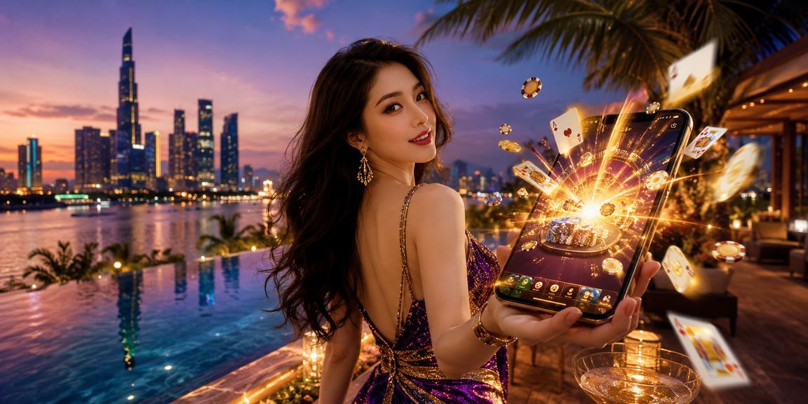 Người chơi bài tại bãi biển Thành phố Hồ Chí Minh thư giãn với trò chơi casino trực tuyến