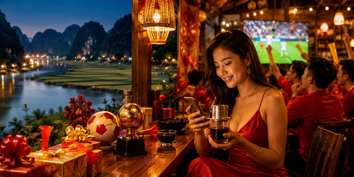 Người dùng sử dụng dịch vụ casino di động tại Ninh Bình trong không gian thư giãn